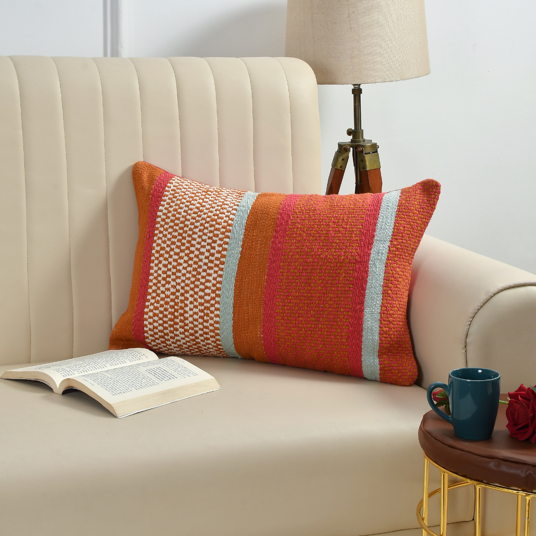 Multi Bright Cushion Cover -Sashaaworld