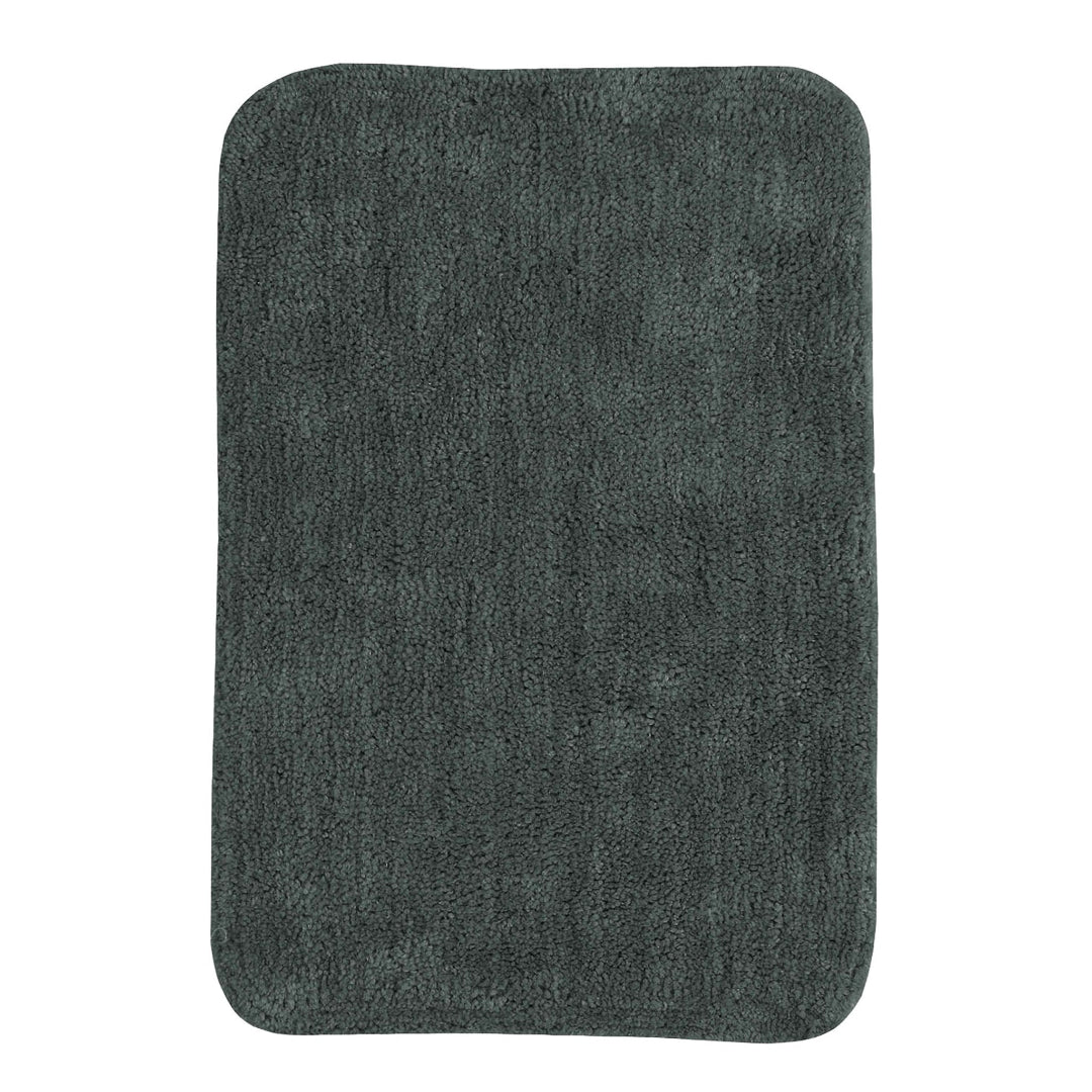 Grey Anti- Slip Micro fiber Bathmat Pack of 2