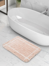 Rose pink Anti- Slip Micro fiber Bathmat Pack of 2