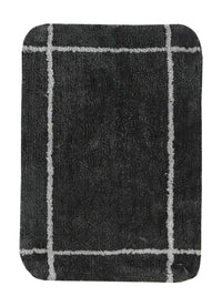 Charcoal Anti- Slip Micro fiber Bathmat Pack of 2