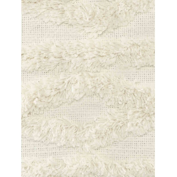 Classic White Tufted Cotton Cushion Cover- Sashaa World