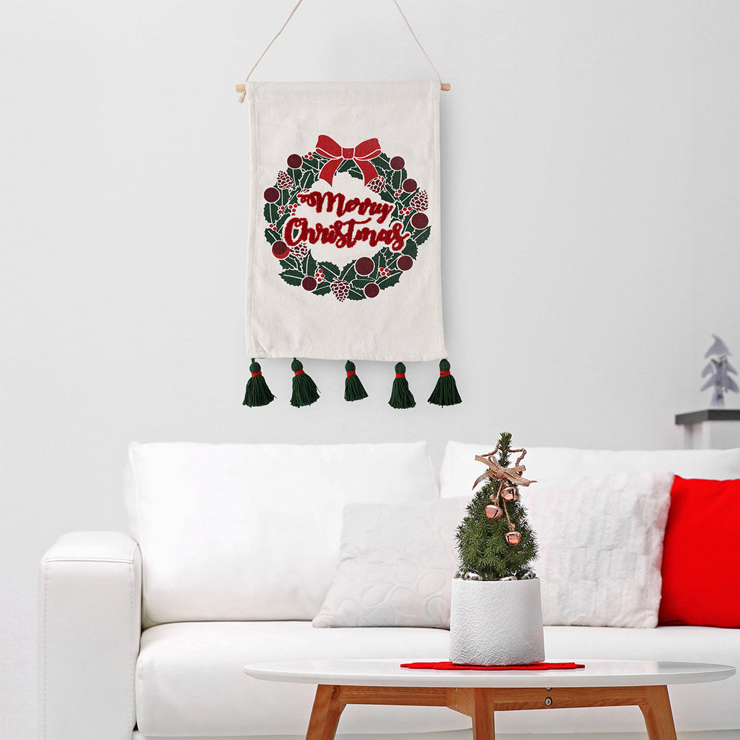 Merry Christmas Wall Hanging - Sashaaworld